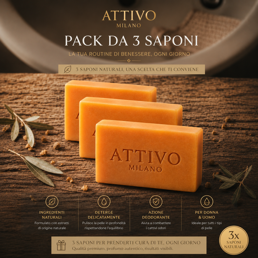 Pack 3 Sapone Anti-Nonenal - 3 al Prezzo di 2